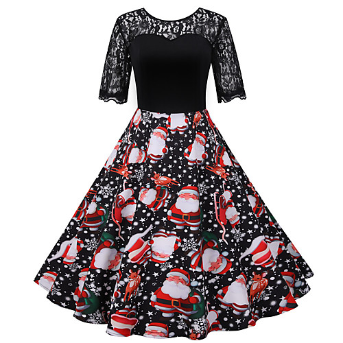 Santa Claus Party Costume Women's Adults' Leisure Christmas Christmas Polyester Dress
Santa Claus Party Costume Women's Adults' Leisure Christmas Christmas Polyester Dress