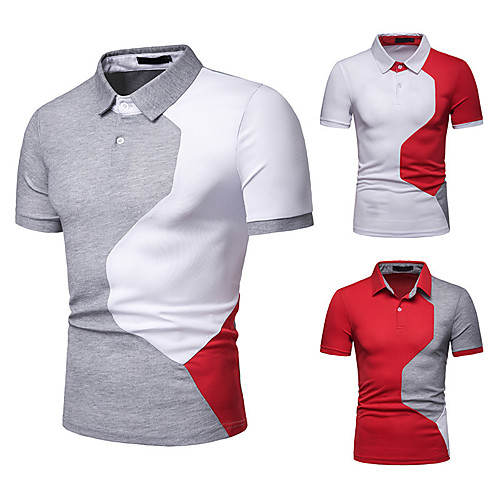 Men's Golf Polo Shirts Short Sleeve UV Sun Protection Breathable Quick Dry Sports Outdoor Autumn / Fall Spring Summer Cotton White Red Gray / Stretchy
Men's Golf Polo Shirts Short Sleeve UV Sun Protection Breathable Quick Dry Sports Outdoor Autumn / Fall Spring Summer Cotton White Red Gray / Stretchy