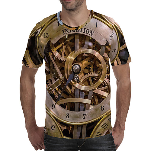 Men's T shirt 3D Print Graphic 3D Machine Plus Size Print Short Sleeve Daily Tops Elegant Exaggerated Rainbow
Men's T shirt 3D Print Graphic 3D Machine Plus Size Print Short Sleeve Daily Tops Elegant Exaggerated Rainbow