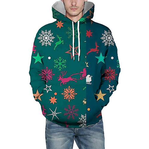 Men's Pullover Hoodie Sweatshirt Print Graphic 3D Christmas Daily 3D Print Christmas Hoodies Sweatshirts Green
Men's Pullover Hoodie Sweatshirt Print Graphic 3D Christmas Daily 3D Print Christmas Hoodies Sweatshirts Green