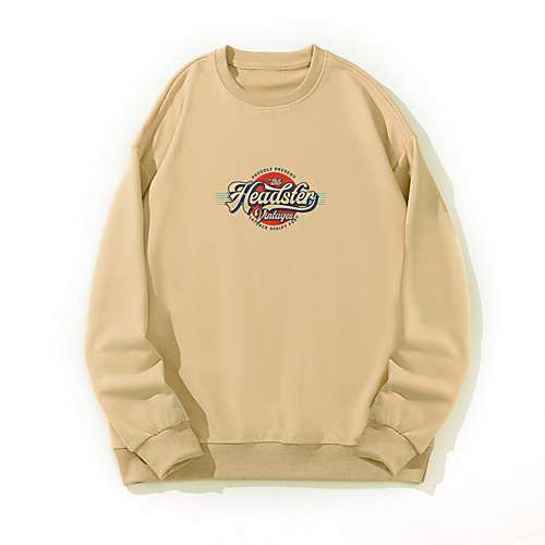 Men's Pullover Sweatshirt Graphic Text Letter Basic Hoodies Sweatshirts Black Wine Beige
Men's Pullover Sweatshirt Graphic Text Letter Basic Hoodies Sweatshirts Black Wine Beige