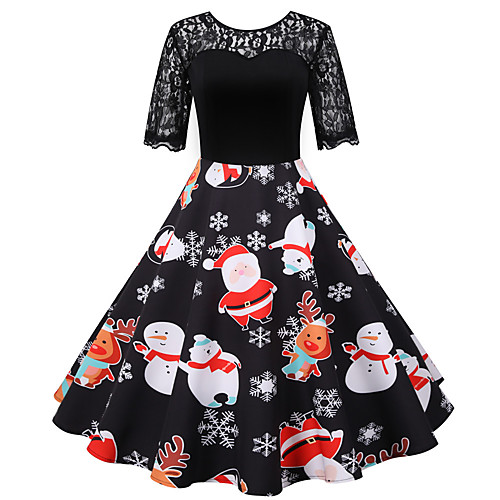 Santa Claus Christmas Dress Women's Adults' Leisure Christmas Christmas Polyester Dress
Santa Claus Christmas Dress Women's Adults' Leisure Christmas Christmas Polyester Dress