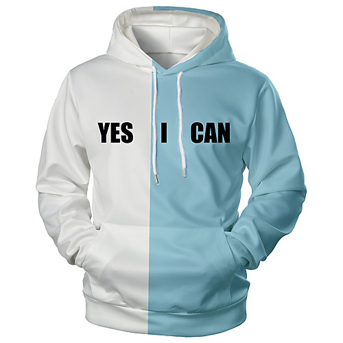 Men's Pullover Hoodie Sweatshirt Graphic 3D Text Daily 3D Print 3D Print Hoodies Sweatshirts Light Blue
Men's Pullover Hoodie Sweatshirt Graphic 3D Text Daily 3D Print 3D Print Hoodies Sweatshirts Light Blue