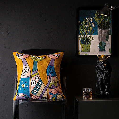 Europe and America Style Embroidery Cotton Pillow Case Cover Living Room Bedroom Sofa Cushion Cover Modern Sample Room Cushion Cover
Europe and America Style Embroidery Cotton Pillow Case Cover Living Room Bedroom Sofa Cushion Cover Modern Sample Room Cushion Cover