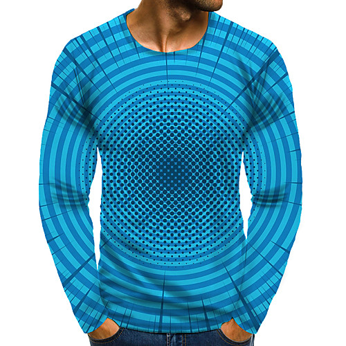 Men's T shirt 3D Print Graphic 3D Plus Size Print Long Sleeve Daily Tops Elegant Exaggerated Light Blue
Men's T shirt 3D Print Graphic 3D Plus Size Print Long Sleeve Daily Tops Elegant Exaggerated Light Blue