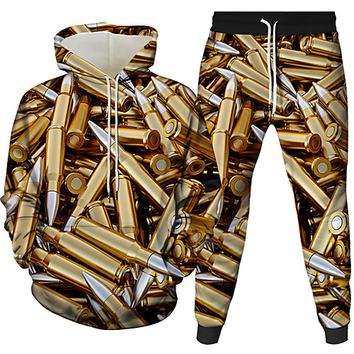 Men's 3D Hoodies Set Graphic 3D Metallic 2 Piece Daily 3D Print Casual Hoodies Sweatshirts White Yellow
Men's 3D Hoodies Set Graphic 3D Metallic 2 Piece Daily 3D Print Casual Hoodies Sweatshirts White Yellow