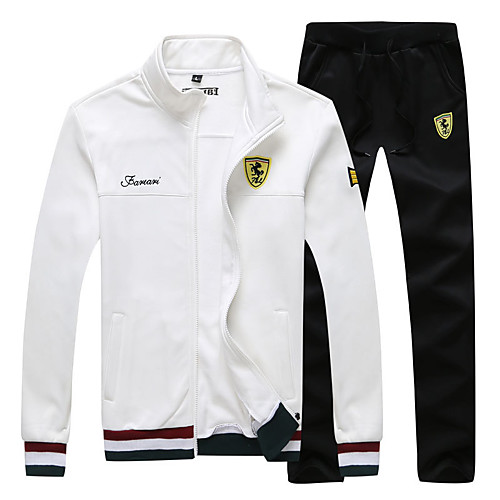 Men's 2 Piece Full Zip Tracksuit Sweatsuit Street Casual Long Sleeve 2pcs Breathable Soft Sweat-wicking Fitness Gym Workout Running Jogging Training Sportswear Solid Colored Outfit Set Clothing Suit
Men's 2 Piece Full Zip Tracksuit Sweatsuit Street Casual Long Sleeve 2pcs Breathable Soft Sweat-wicking Fitness Gym Workout Running Jogging Training Sportswear Solid Colored Outfit Set Clothing Suit