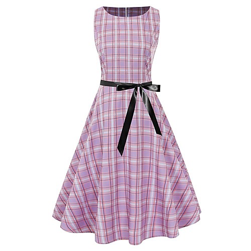 Women's A Line Dress Midi Dress Black Purple Red Green Sleeveless Plaid Lace up Print Summer Round Neck Vintage Christmas 2021 S M L XL XXL
Women's A Line Dress Midi Dress Black Purple Red Green Sleeveless Plaid Lace up Print Summer Round Neck Vintage Christmas 2021 S M L XL XXL