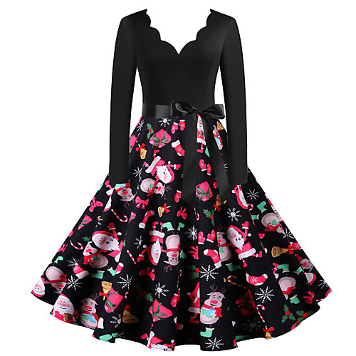 Santa Claus Christmas Dress Women's Adults' Sophisticated Christmas Christmas Polyester Dress
Santa Claus Christmas Dress Women's Adults' Sophisticated Christmas Christmas Polyester Dress