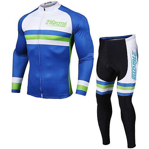 21Grams Men's Long Sleeve Cycling Jersey with Tights Winter Fleece Blue Novelty Bike Thermal Warm Fleece Lining Breathable Quick Dry Sports Novelty Mountain Bike MTB Road Bike Cycling Clothing Apparel
21Grams Men's Long Sleeve Cycling Jersey with Tights Winter Fleece Blue Novelty Bike Thermal Warm Fleece Lining Breathable Quick Dry Sports Novelty Mountain Bike MTB Road Bike Cycling Clothing Apparel