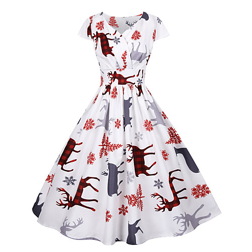 Santa Claus Party Costume Women's Adults' Leisure Christmas Christmas Polyester Dress
Santa Claus Party Costume Women's Adults' Leisure Christmas Christmas Polyester Dress