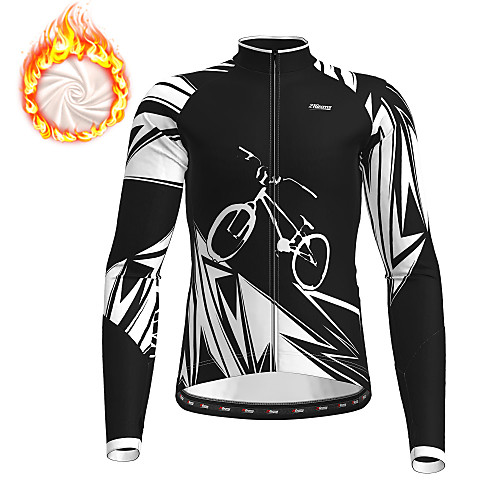 21Grams Men's Long Sleeve Cycling Jersey Winter Fleece Polyester Black Green Bike Jersey Top Mountain Bike MTB Road Bike Cycling Fleece Lining Breathable Warm Sports Clothing Apparel / Stretchy
21Grams Men's Long Sleeve Cycling Jersey Winter Fleece Polyester Black Green Bike Jersey Top Mountain Bike MTB Road Bike Cycling Fleece Lining Breathable Warm Sports Clothing Apparel / Stretchy