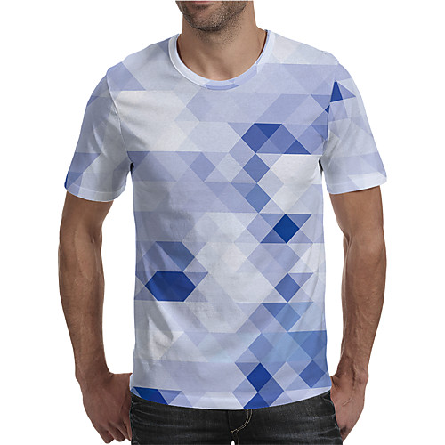 Men's T shirt 3D Print Graphic Plus Size Print Short Sleeve Daily Tops Elegant Exaggerated Blue
Men's T shirt 3D Print Graphic Plus Size Print Short Sleeve Daily Tops Elegant Exaggerated Blue