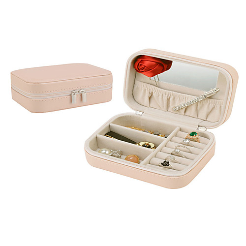 Storage Organization Jewelry Collection PU Leather / Wooden Square Portable / Dustproof / Single-layer
Storage Organization Jewelry Collection PU Leather / Wooden Square Portable / Dustproof / Single-layer
