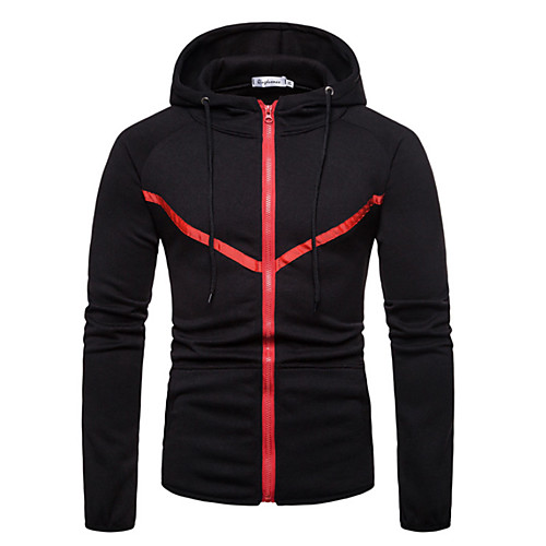 Men's Zip Up Hoodie Sweatshirt Striped Daily Casual Streetwear Hoodies Sweatshirts Black Red Army Green
Men's Zip Up Hoodie Sweatshirt Striped Daily Casual Streetwear Hoodies Sweatshirts Black Red Army Green