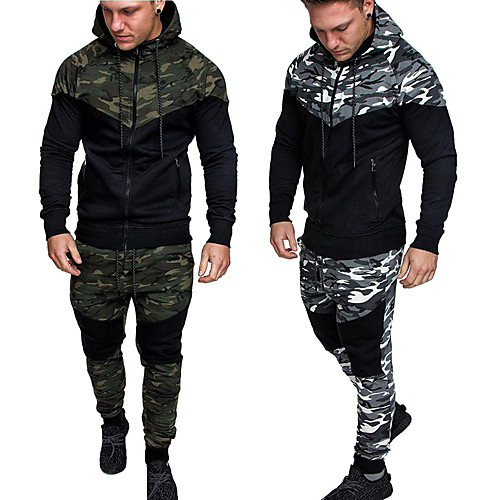 Men's Hunting T-shirt Outdoor Windproof Warm Wearproof Soft Fall Winter Spring Camo / Camouflage Clothing Suit Cotton Camping / Hiking Hunting Fishing Grey Green / 2pcs
Men's Hunting T-shirt Outdoor Windproof Warm Wearproof Soft Fall Winter Spring Camo / Camouflage Clothing Suit Cotton Camping / Hiking Hunting Fishing Grey Green / 2pcs