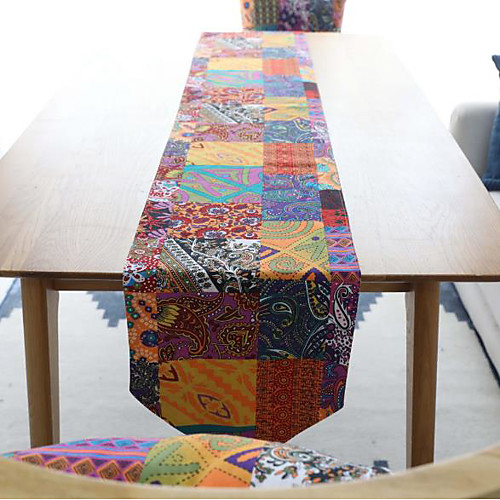 Double-layer Cotton And Linen Table Runner American Retro Style Cover Cloth Bohemian Style (placemat 4pcs)
Double-layer Cotton And Linen Table Runner American Retro Style Cover Cloth Bohemian Style (placemat 4pcs)