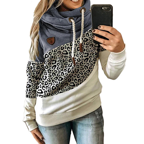 Women's Pullover Sweatshirt Leopard Daily Casual Hoodies Sweatshirts Black Blue Yellow
Women's Pullover Sweatshirt Leopard Daily Casual Hoodies Sweatshirts Black Blue Yellow