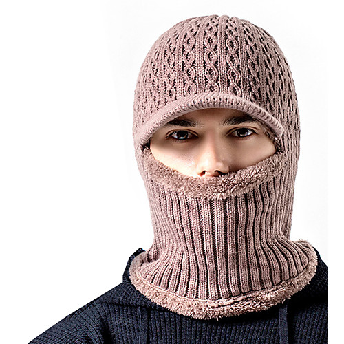 Men's Hiking Cap Visor Beanie Hat 1 PCS Winter Outdoor Breathable Warm Soft Heat Retaining Neck Gaiter Neck Tube Skull Cap Beanie Solid Color Woolen Cloth Black Burgundy Grey for Hunting Ski
Men's Hiking Cap Visor Beanie Hat 1 PCS Winter Outdoor Breathable Warm Soft Heat Retaining Neck Gaiter Neck Tube Skull Cap Beanie Solid Color Woolen Cloth Black Burgundy Grey for Hunting Ski