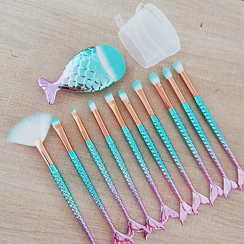 10 Pcs mermaid tail eyeshadow brush eyebrow brush eye brush small fish-shaped eye shadow makeup brush eye shadow brush
10 Pcs mermaid tail eyeshadow brush eyebrow brush eye brush small fish-shaped eye shadow makeup brush eye shadow brush