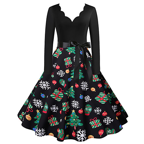 Santa Claus Christmas Dress Women's Adults' Leisure Christmas Christmas Polyester Dress
Santa Claus Christmas Dress Women's Adults' Leisure Christmas Christmas Polyester Dress