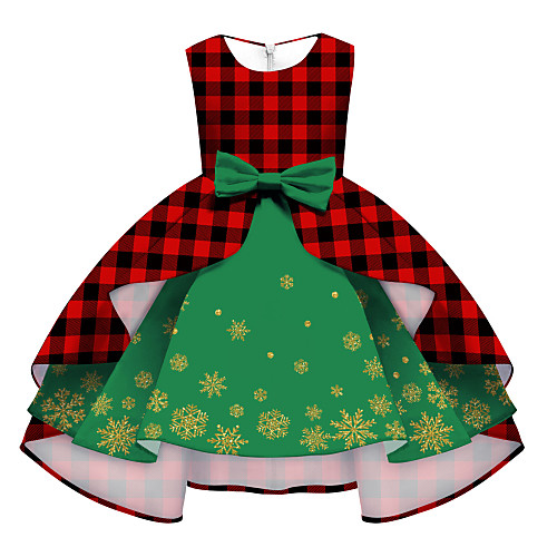 Santa Claus Christmas Dress Girls' Kid's Leisure Christmas Christmas Polyester Dress
Santa Claus Christmas Dress Girls' Kid's Leisure Christmas Christmas Polyester Dress