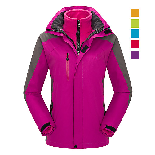 Women's Hoodie Jacket Hiking Jacket Hiking 3-in-1 Jackets Winter Outdoor Thermal Warm Waterproof Windproof Breathable Jacket 3-in-1 Jacket Winter Jacket Skiing Camping / Hiking Hunting Purple Yellow
Women's Hoodie Jacket Hiking Jacket Hiking 3-in-1 Jackets Winter Outdoor Thermal Warm Waterproof Windproof Breathable Jacket 3-in-1 Jacket Winter Jacket Skiing Camping / Hiking Hunting Purple Yellow