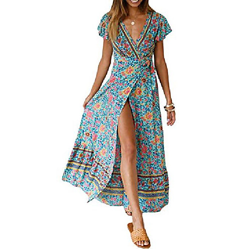 Women's Loose Wine Big red Color blue Blue Red Green Sky Blue Royal Blue Beige Dark Blue Short Sleeve Pattern Spring & Summer Natural S M L XL
Women's Loose Wine Big red Color blue Blue Red Green Sky Blue Royal Blue Beige Dark Blue Short Sleeve Pattern Spring & Summer Natural S M L XL