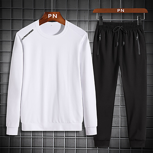 Men's Tracksuit Sweatsuit Jogging Suit Long Sleeve 2pcs Spandex Thermal Warm Soft Fitness Gym Workout Running Walking Jogging Sportswear Solid Colored Jacket and Sweatpants Athletic Clothing Set
Men's Tracksuit Sweatsuit Jogging Suit Long Sleeve 2pcs Spandex Thermal Warm Soft Fitness Gym Workout Running Walking Jogging Sportswear Solid Colored Jacket and Sweatpants Athletic Clothing Set