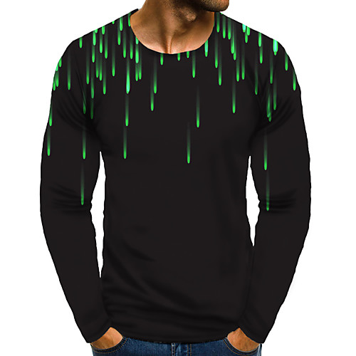 Men's T shirt 3D Print Graphic 3D Plus Size Print Long Sleeve Daily Tops Elegant Exaggerated Green
Men's T shirt 3D Print Graphic 3D Plus Size Print Long Sleeve Daily Tops Elegant Exaggerated Green