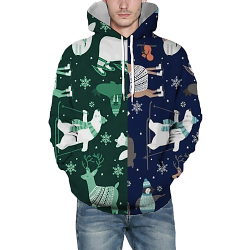 Men's Pullover Hoodie Sweatshirt Graphic 3D Polar Bear Christmas Daily 3D Print Christmas Hoodies Sweatshirts Green
Men's Pullover Hoodie Sweatshirt Graphic 3D Polar Bear Christmas Daily 3D Print Christmas Hoodies Sweatshirts Green