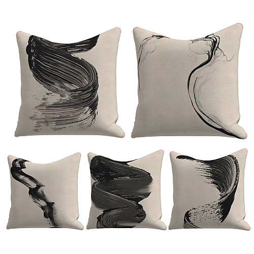 Cushion Cover 5PC Linen Soft Decorative Square Throw Pillow Cover Cushion Case Pillowcase for Sofa Bedroom 45 x 45 cm (18 x 18 Inch) Superior Quality Mashine Washable
Cushion Cover 5PC Linen Soft Decorative Square Throw Pillow Cover Cushion Case Pillowcase for Sofa Bedroom 45 x 45 cm (18 x 18 Inch) Superior Quality Mashine Washable