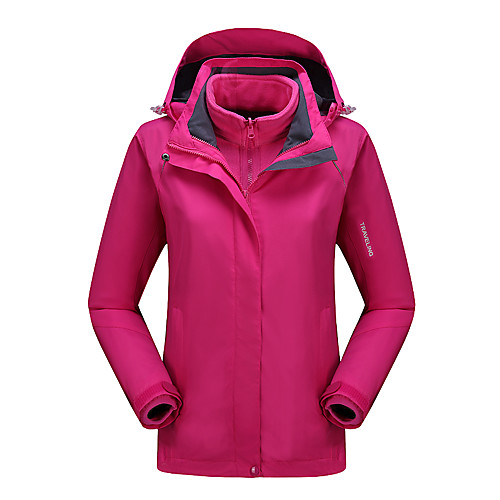 Women's Hiking Jacket Hiking 3-in-1 Jackets Ski Jacket Winter Outdoor Solid Color Waterproof Windproof Breathable Warm Winter Jacket Top Single Slider Hunting Ski / Snowboard Climbing Dark red Black
Women's Hiking Jacket Hiking 3-in-1 Jackets Ski Jacket Winter Outdoor Solid Color Waterproof Windproof Breathable Warm Winter Jacket Top Single Slider Hunting Ski / Snowboard Climbing Dark red Black