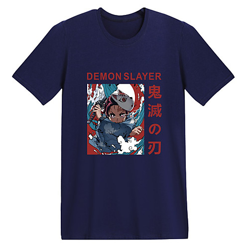 Inspired by Demon Slayer Kamado Tanjirou T-shirt Polyester / Cotton Blend Graphic Prints Printing T-shirt For Women's / Men's
Inspired by Demon Slayer Kamado Tanjirou T-shirt Polyester / Cotton Blend Graphic Prints Printing T-shirt For Women's / Men's