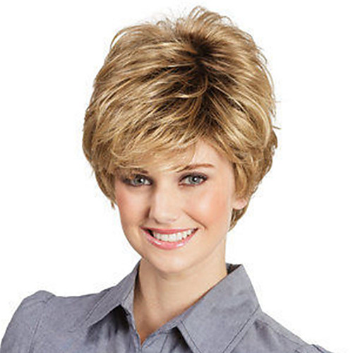 Synthetic Wig Curly Asymmetrical Wig Short Blonde Synthetic Hair Women's Fashionable Design Exquisite Blonde
Synthetic Wig Curly Asymmetrical Wig Short Blonde Synthetic Hair Women's Fashionable Design Exquisite Blonde