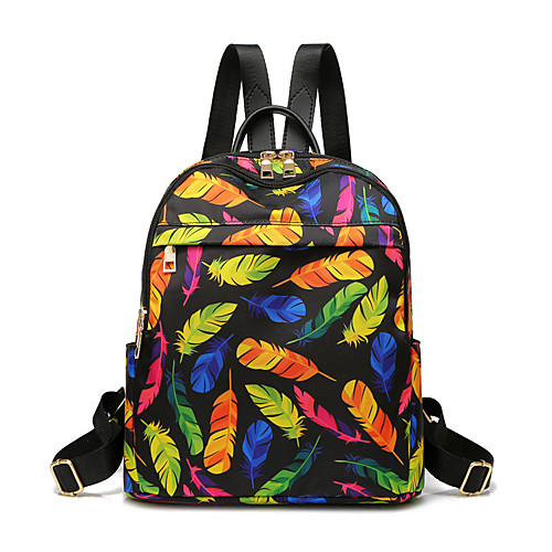 Women's Polyester School Bag Large Capacity Zipper Floral Print Daily Outdoor Black Grey Black Blue Rainbow
Women's Polyester School Bag Large Capacity Zipper Floral Print Daily Outdoor Black Grey Black Blue Rainbow