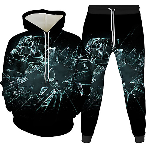 Women's Men's Pullover Hoodie Sweatshirt Graphic 3D 2 Piece Front Pocket Daily 3D Print 3D Print Casual Hoodies Sweatshirts White Green
Women's Men's Pullover Hoodie Sweatshirt Graphic 3D 2 Piece Front Pocket Daily 3D Print 3D Print Casual Hoodies Sweatshirts White Green