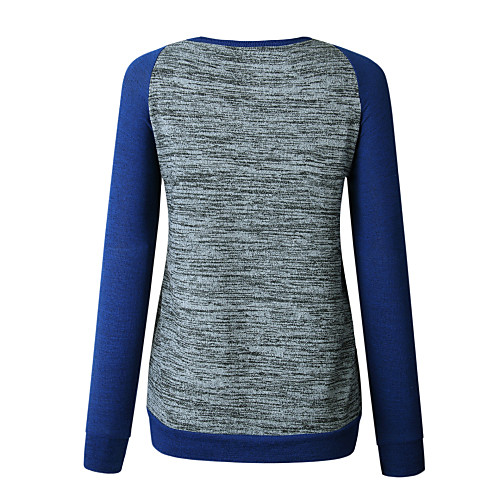 Women's Tunic Color Block Long Sleeve Patchwork Round Neck Tops Basic Top Blue Purple Red
Women's Tunic Color Block Long Sleeve Patchwork Round Neck Tops Basic Top Blue Purple Red