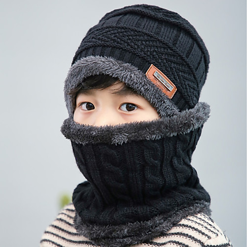 Boys' Girls' Hiking Cap Beanie Hat 1 PCS Winter Outdoor Breathable Warm Soft Heat Retaining Neck Gaiter Neck Tube Skull Cap Beanie Solid Color Woolen Cloth Black Burgundy Grey for Hunting Ski
Boys' Girls' Hiking Cap Beanie Hat 1 PCS Winter Outdoor Breathable Warm Soft Heat Retaining Neck Gaiter Neck Tube Skull Cap Beanie Solid Color Woolen Cloth Black Burgundy Grey for Hunting Ski