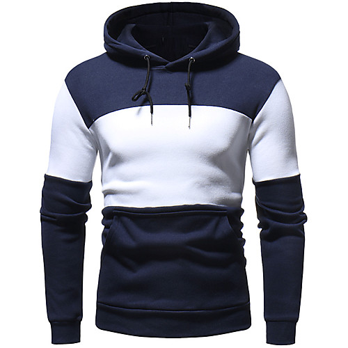 Men's Pullover Hoodie Sweatshirt Color Block Lace up Daily Basic Hoodies Sweatshirts Red Khaki Navy Blue
Men's Pullover Hoodie Sweatshirt Color Block Lace up Daily Basic Hoodies Sweatshirts Red Khaki Navy Blue