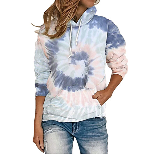 Women's Pullover Hoodie Sweatshirt Graphic Tie Dye Front Pocket Daily Casual Hoodies Sweatshirts Loose Blue Purple Wine
Women's Pullover Hoodie Sweatshirt Graphic Tie Dye Front Pocket Daily Casual Hoodies Sweatshirts Loose Blue Purple Wine