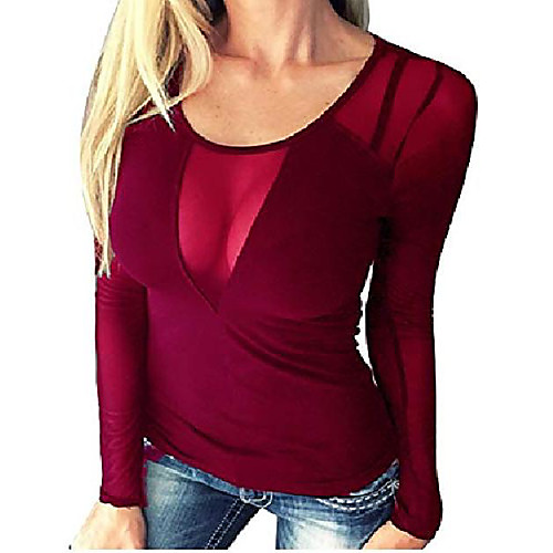 women's sexy mesh sheer see through t shirt blouse long sleeve tops for party clubwear
women's sexy mesh sheer see through t shirt blouse long sleeve tops for party clubwear