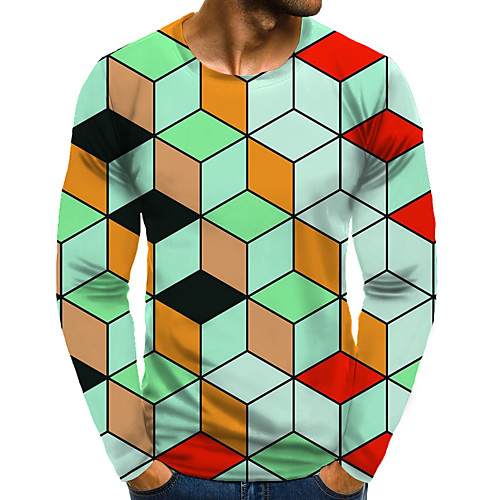 Men's T shirt 3D Print Graphic 3D Plus Size Print Long Sleeve Daily Tops Elegant Exaggerated Green
Men's T shirt 3D Print Graphic 3D Plus Size Print Long Sleeve Daily Tops Elegant Exaggerated Green