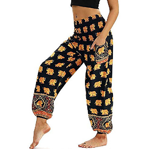 women's harem hippie yoga pants high waist trousers boho summer beach thailand festival(gold elephant)
women's harem hippie yoga pants high waist trousers boho summer beach thailand festival(gold elephant)