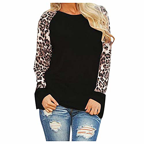 women's leopard tunic tops crewneck sweatshirts casual long sleeve shirts ladies loose pullover oversize tops(black,4xl)
women's leopard tunic tops crewneck sweatshirts casual long sleeve shirts ladies loose pullover oversize tops(black,4xl)