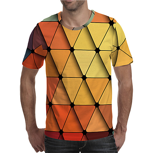 Men's T shirt 3D Print Graphic Plus Size Print Short Sleeve Daily Tops Elegant Exaggerated Rainbow
Men's T shirt 3D Print Graphic Plus Size Print Short Sleeve Daily Tops Elegant Exaggerated Rainbow
