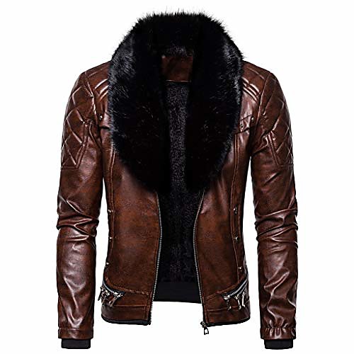 men's vintage style faux fur collar & faux jacket, zipper up punk gothic retro steam pocket coat s-xxl coffee
men's vintage style faux fur collar & faux jacket, zipper up punk gothic retro steam pocket coat s-xxl coffee