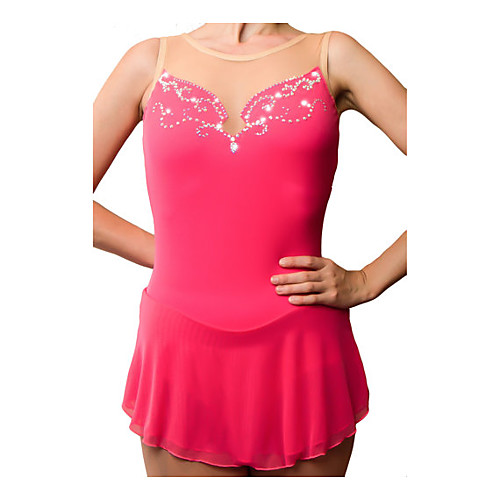 Figure Skating Dress Women's Girls' Ice Skating Dress Red Spandex High Elasticity Training Competition Skating Wear Solid Color Crystal / Rhinestone Sleeveless Ice Skating Winter Sports Figure Skating
Figure Skating Dress Women's Girls' Ice Skating Dress Red Spandex High Elasticity Training Competition Skating Wear Solid Color Crystal / Rhinestone Sleeveless Ice Skating Winter Sports Figure Skating