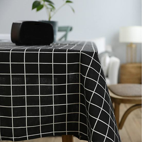 Table Cloth Cotton Linen Literary Checkered Tablecloth Art Gray Small Fresh Rectangle
Table Cloth Cotton Linen Literary Checkered Tablecloth Art Gray Small Fresh Rectangle