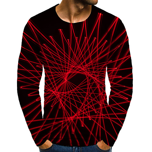 Men's T shirt 3D Print Graphic 3D Plus Size Print Long Sleeve Daily Tops Elegant Exaggerated Red
Men's T shirt 3D Print Graphic 3D Plus Size Print Long Sleeve Daily Tops Elegant Exaggerated Red